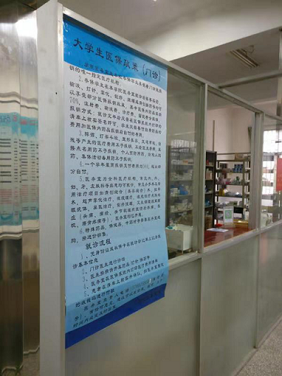 学院医务室设立意见箱并公示就诊流程 学院医务室设立意见箱并公示就诊流程