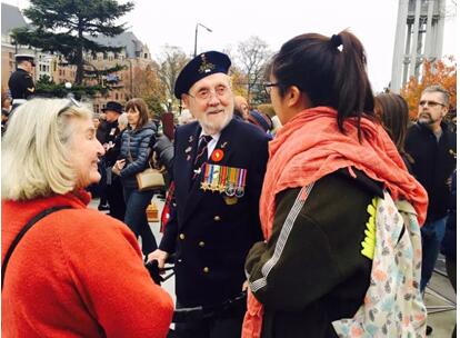 让那朵自由之花,在和平中绽放——加拿大国殇日纪实 让那朵自由之花,在和平中绽放——加拿大国殇日纪实