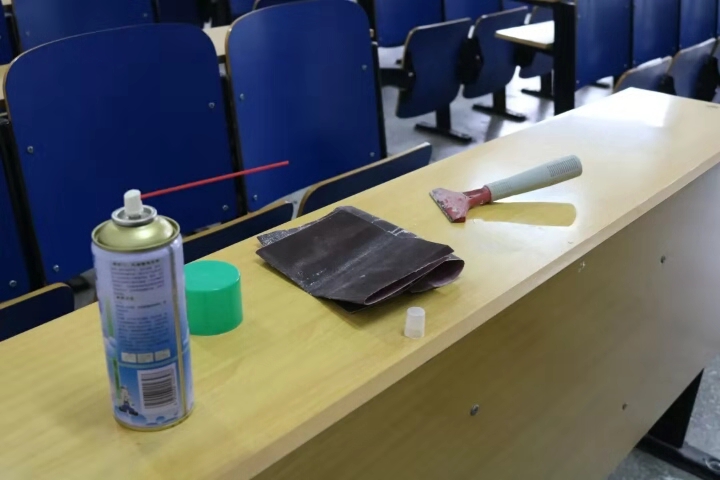 美化校园|我院团委学生会组织“清除小广告,文明我先行”活动顺利展开 美化校园|我院团委学生会组织“清除小广告,文明我先行”活动顺利展开